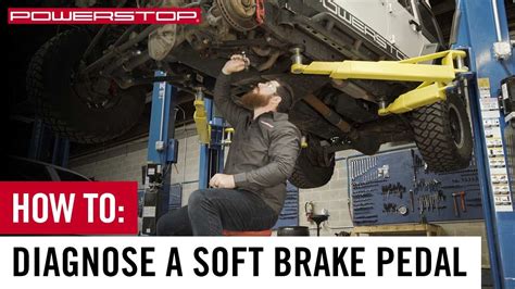 mot test soft brake pedal|soft brake pedal leak.